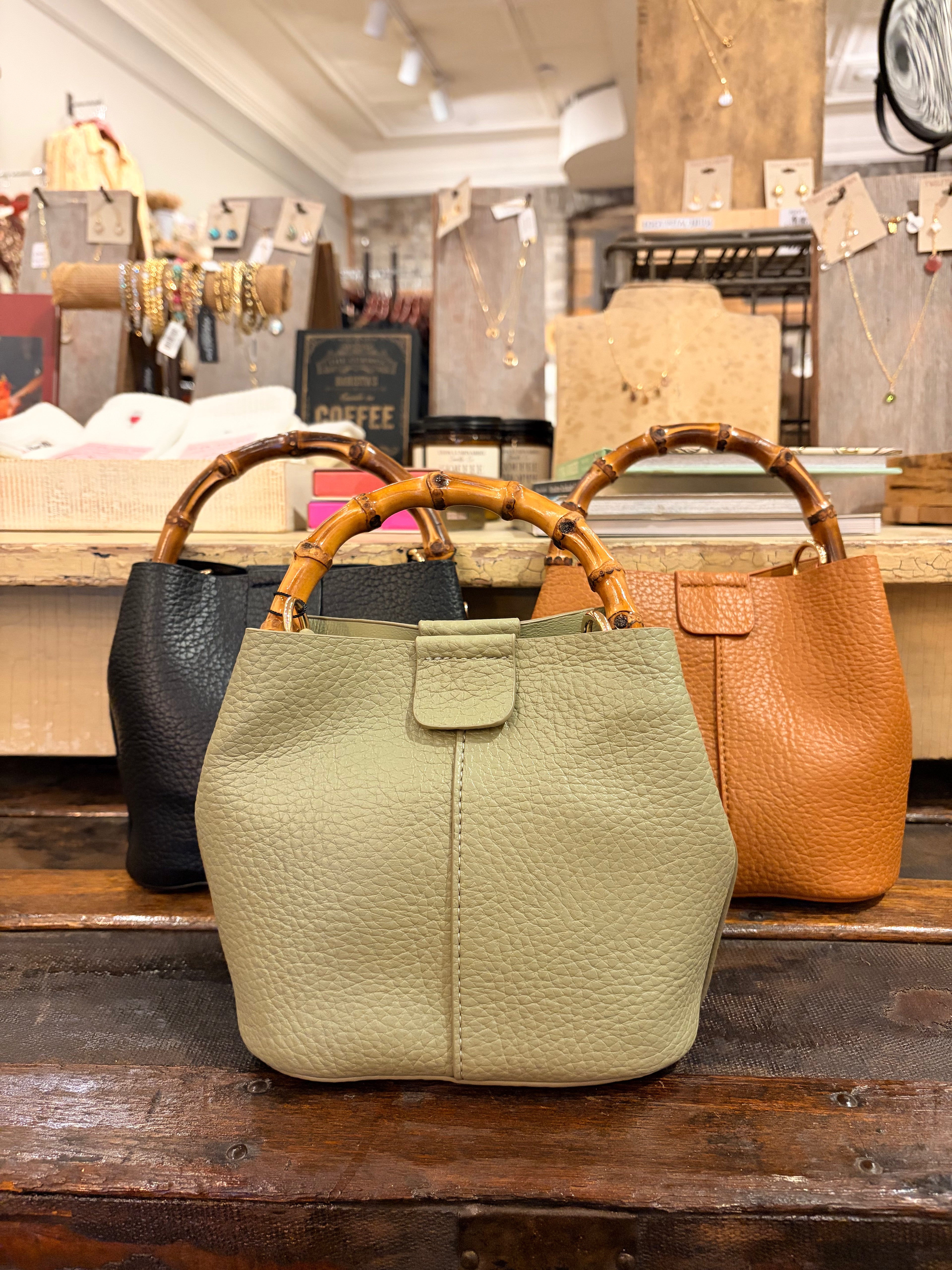 Bamboo Handle Bag