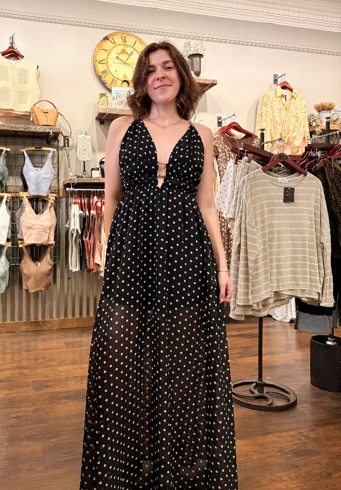 Polka Dot Maxi