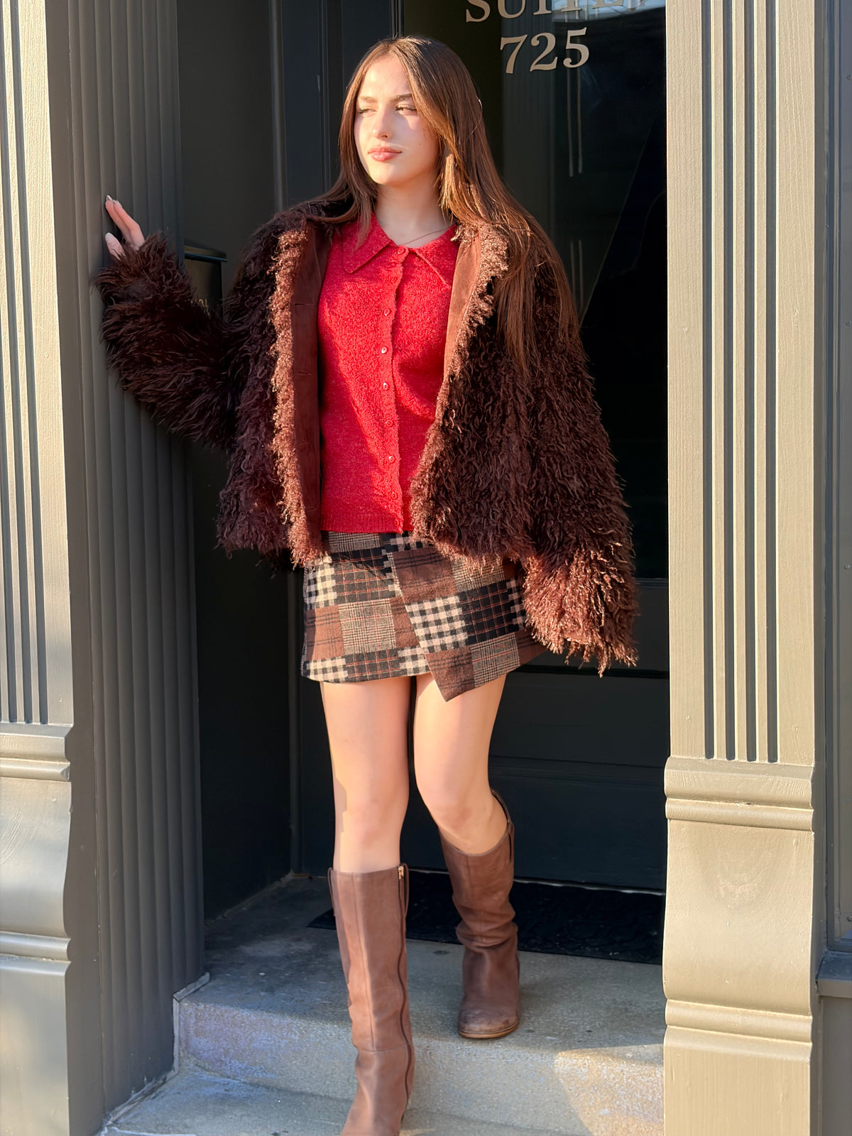 Chocolate Fur Jacket
