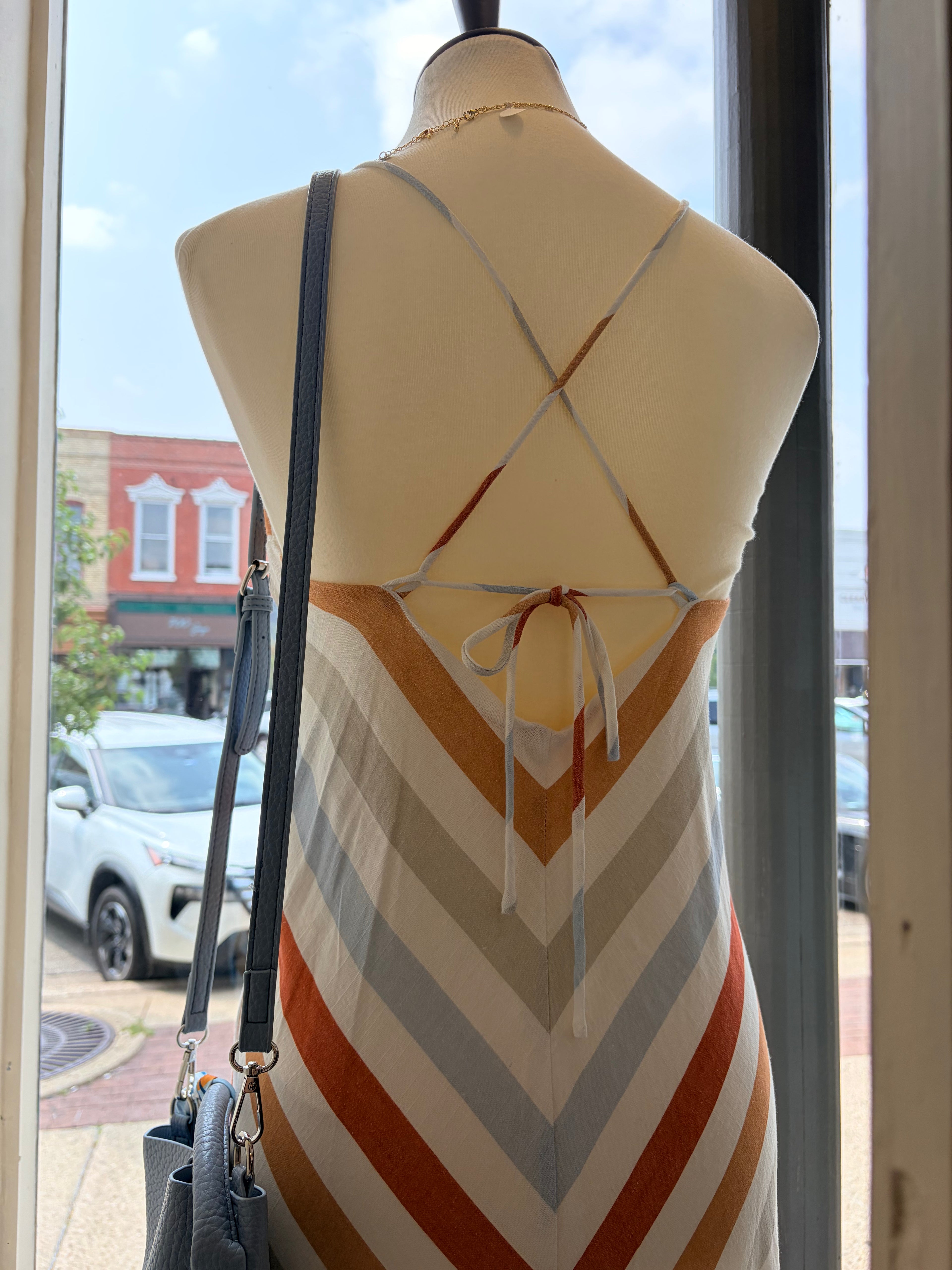 Multicolor Stripe Dress