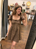 Floral Puff Sleeve Dress