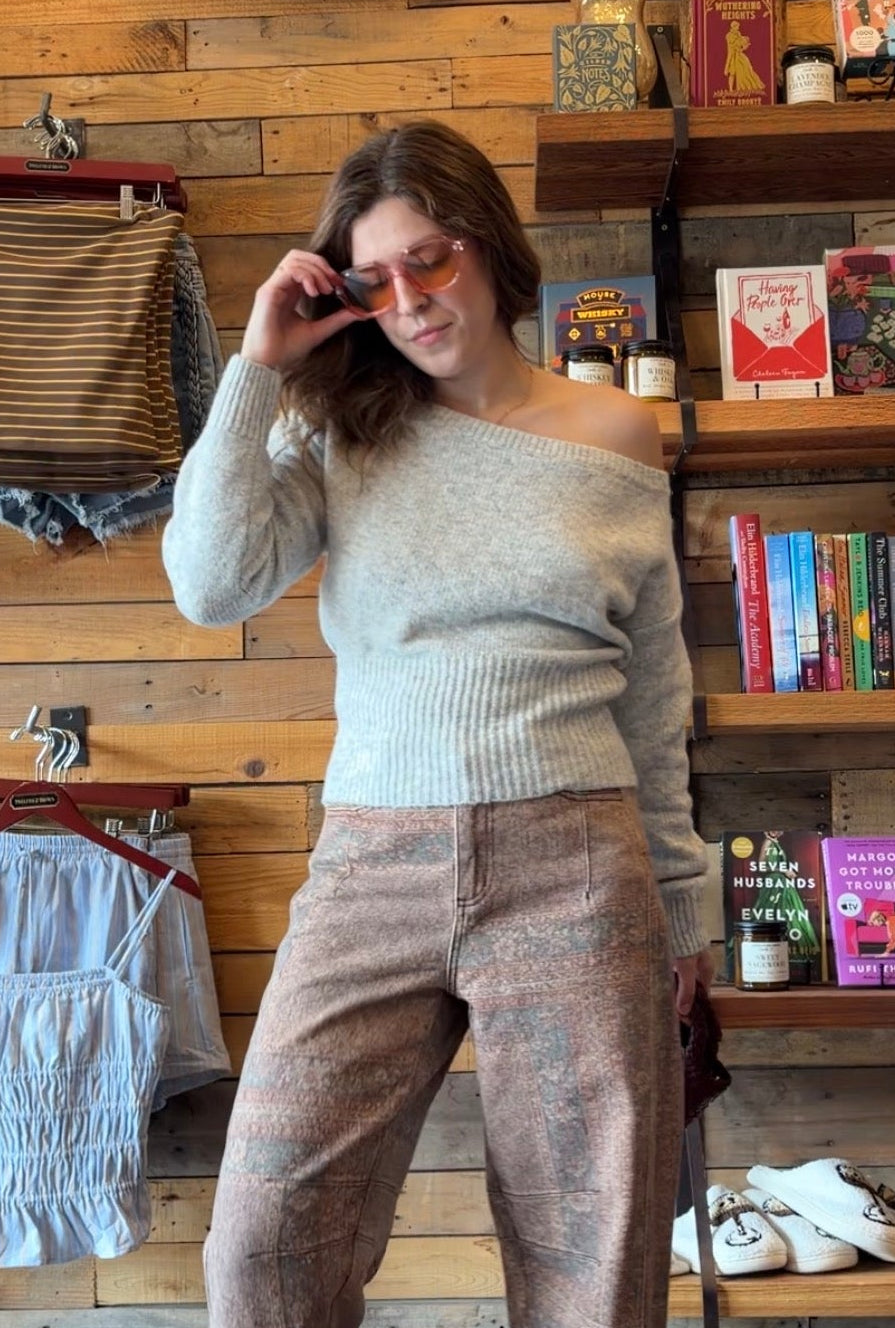 Off Shoulder Sweater