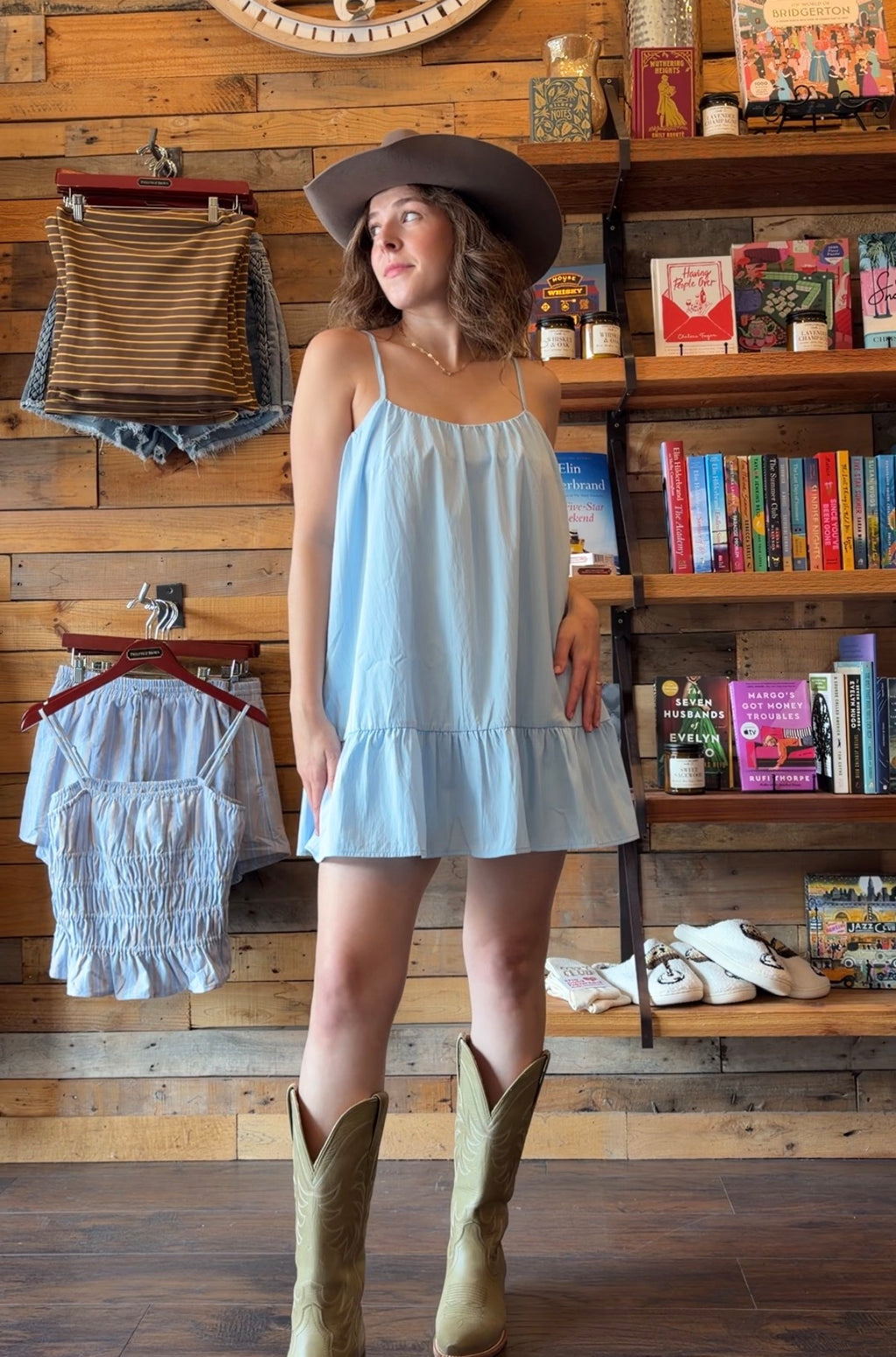 Sky Blue Mini Dress