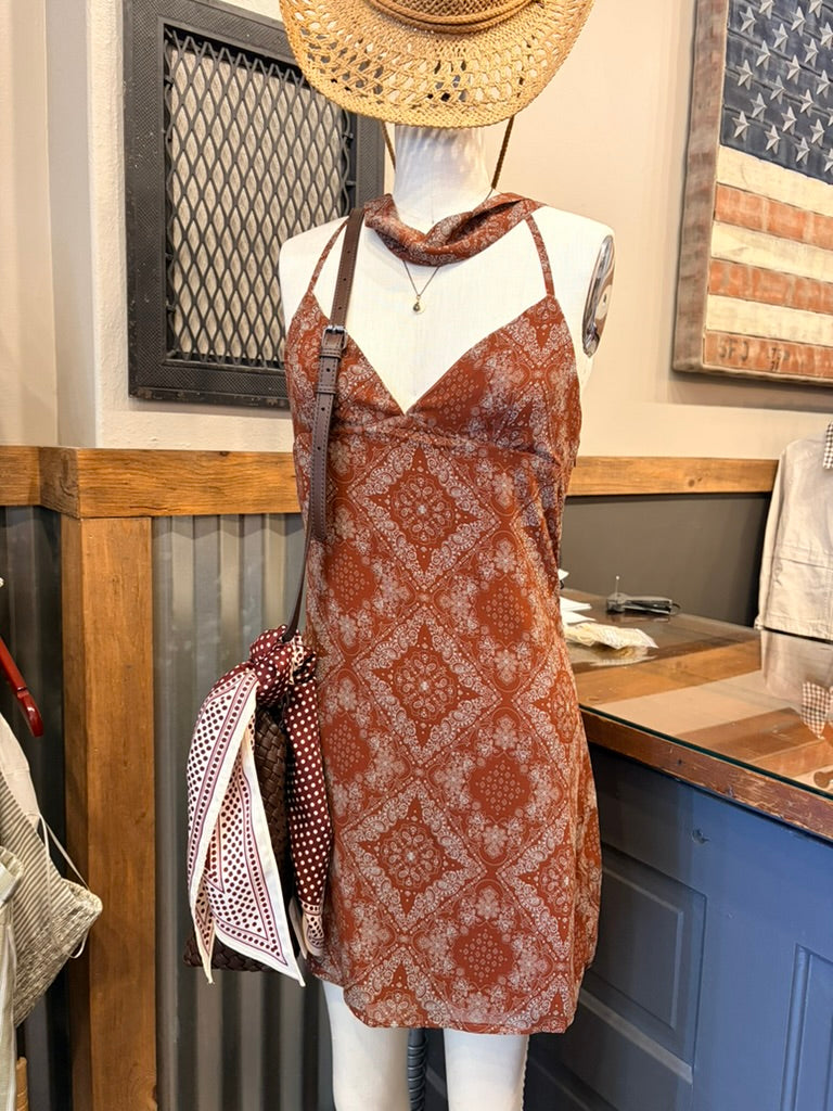 Paisley Mini Dress
