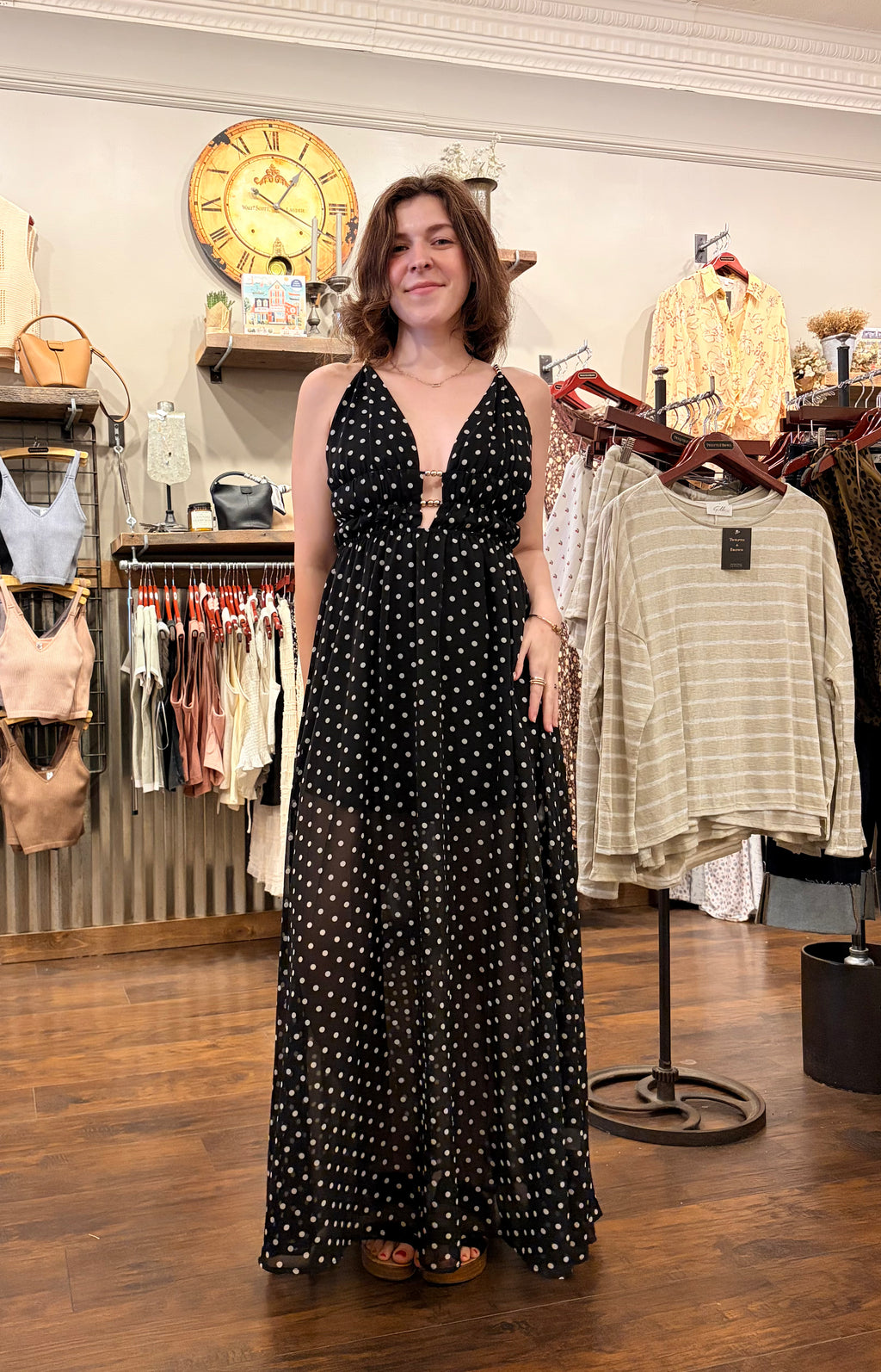 Polka Dot Maxi