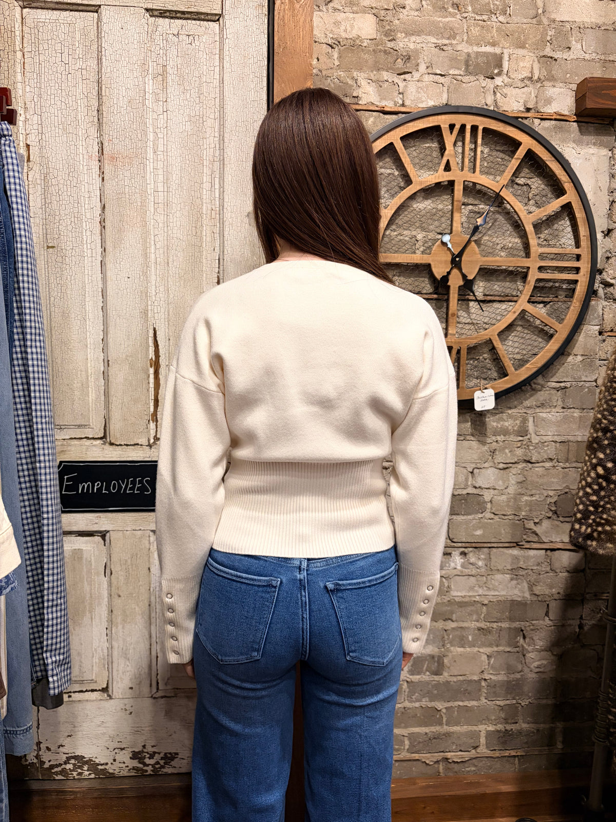 Button Cardi