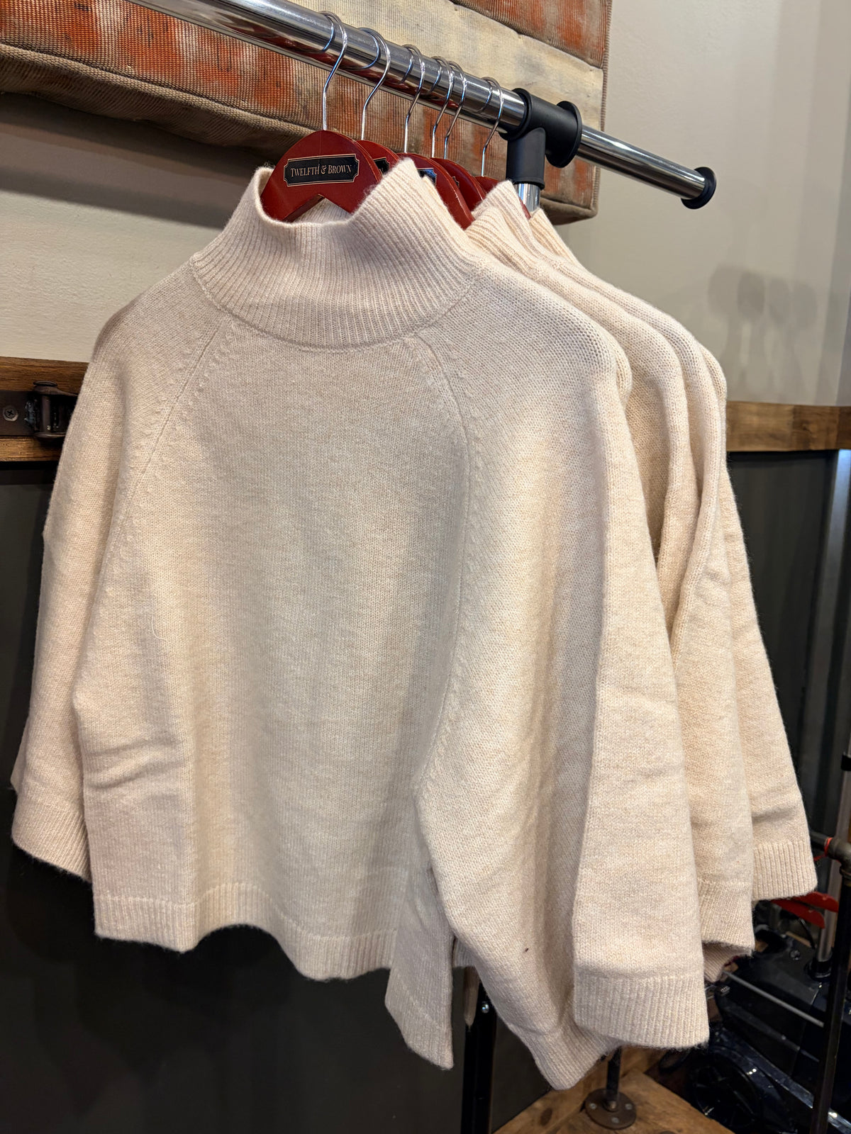 Quarter Sleeve Sweater