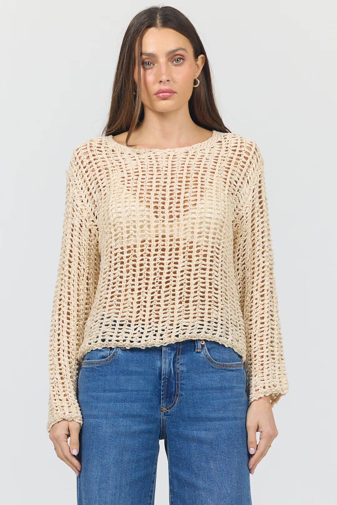 Open Knit Sweater