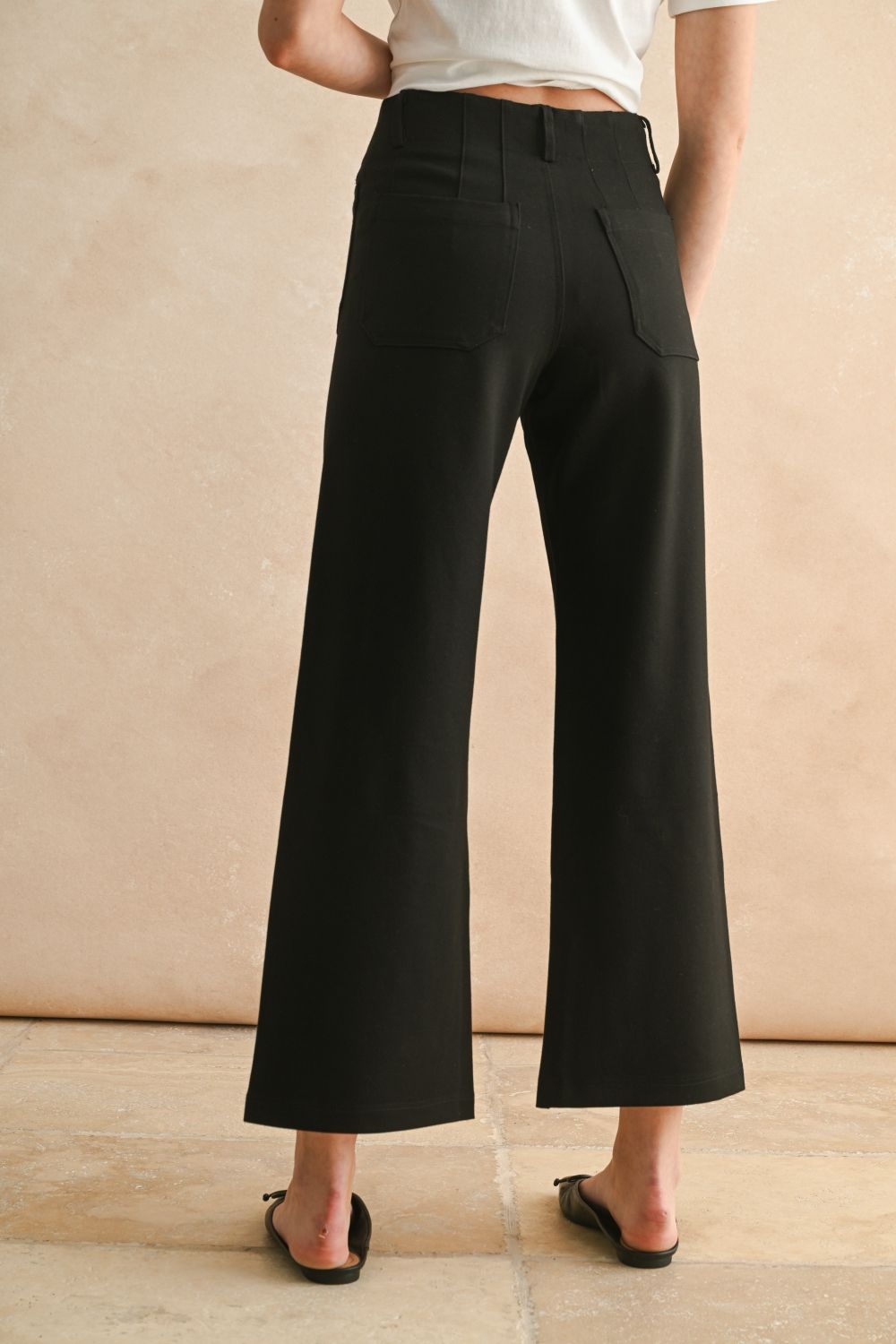 Black Crop Pants