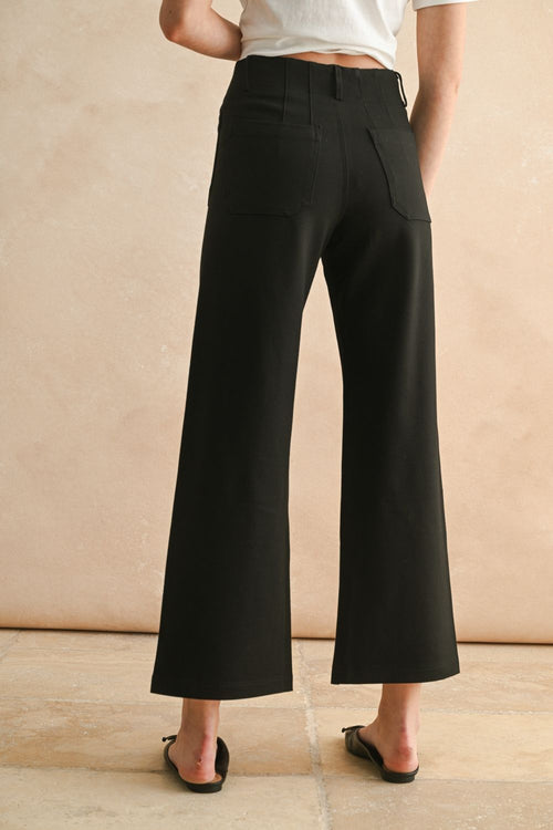 Black Crop Pants