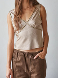 Satin Stud Top
