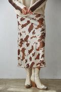 Cow Print Skirt