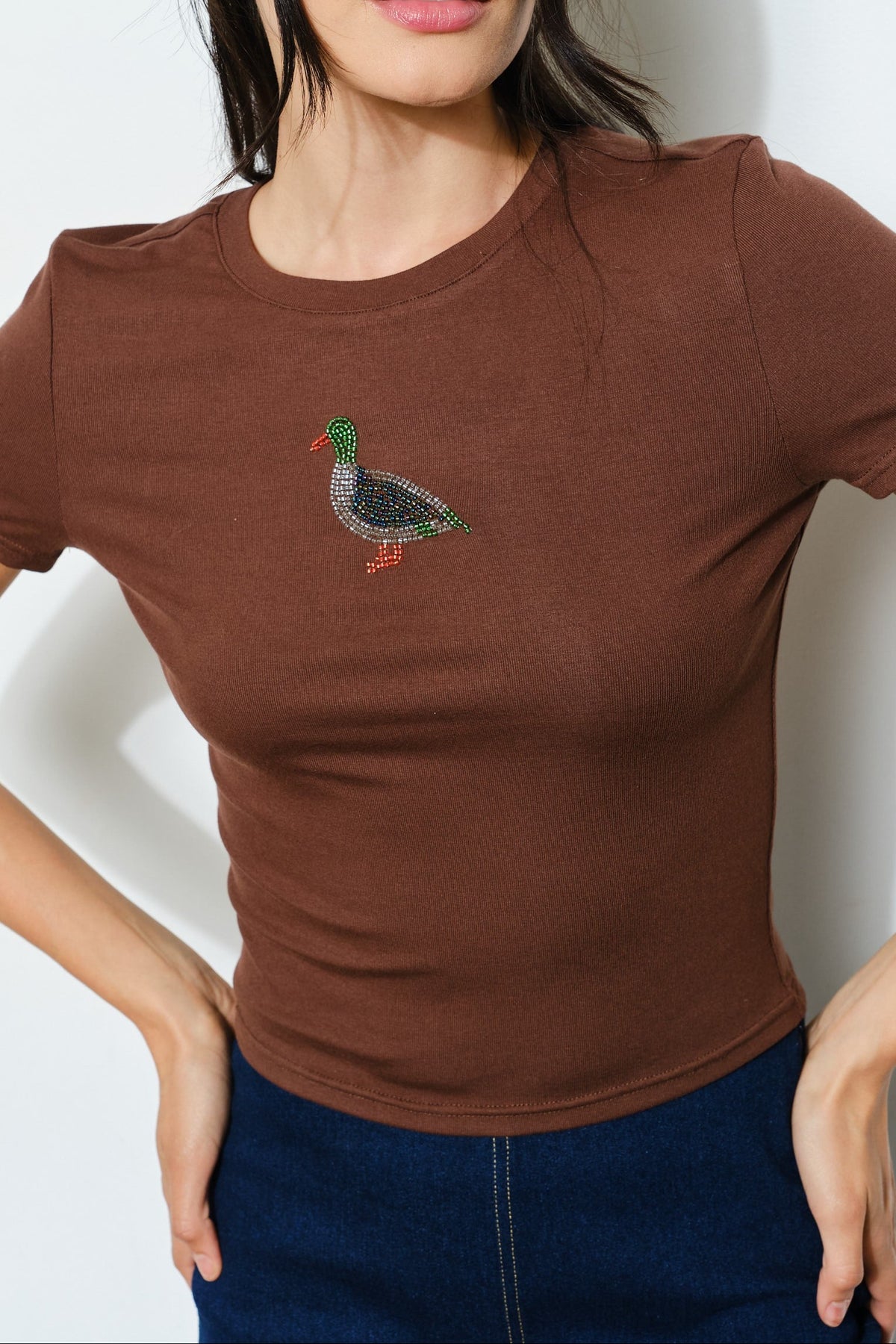 Beaded Duck Tee