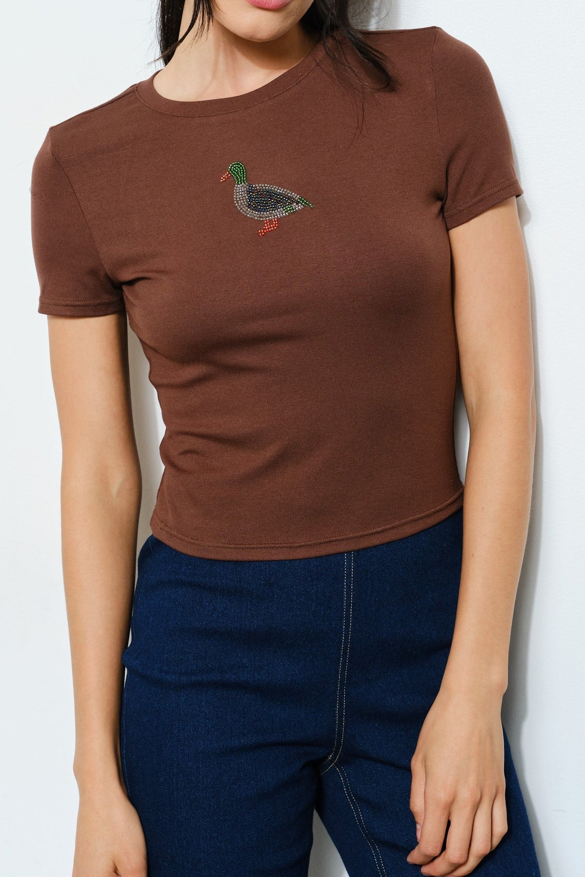 Beaded Duck Tee