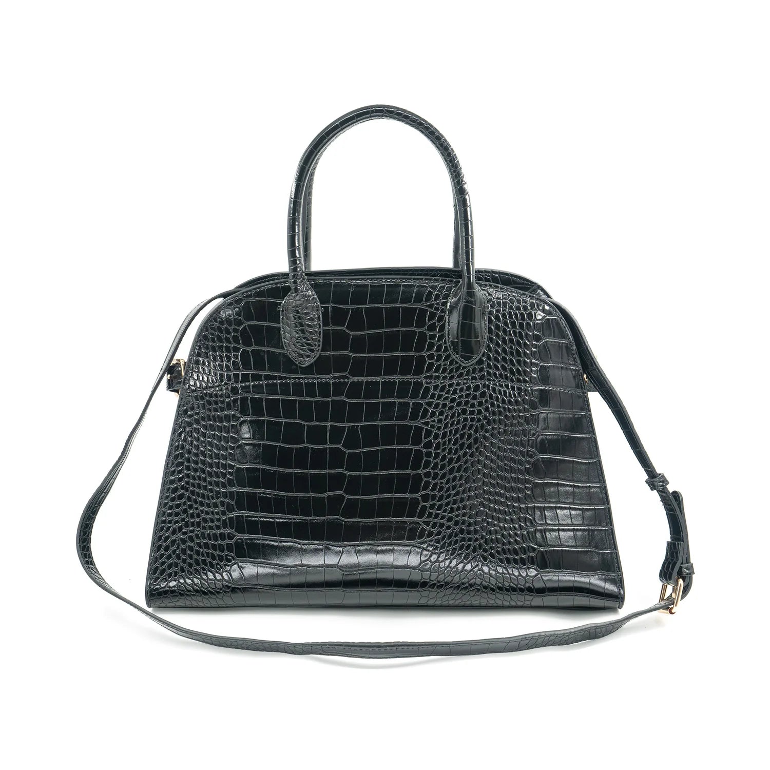 Black Croc Bag