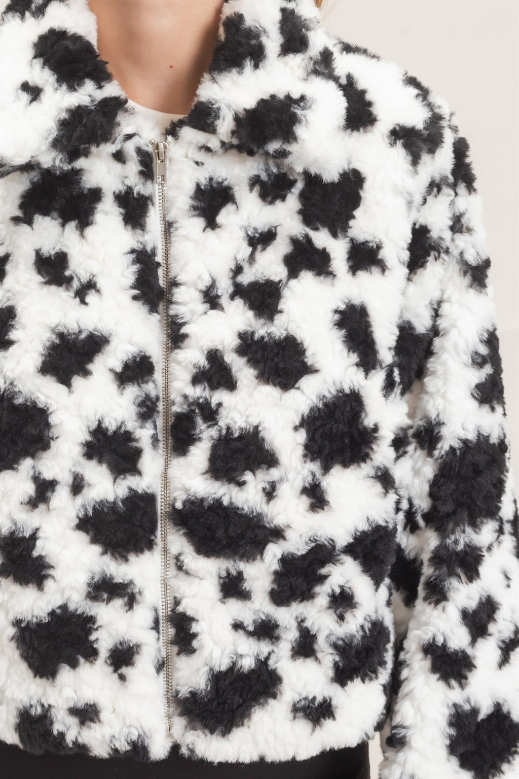 Cow Print Jacket