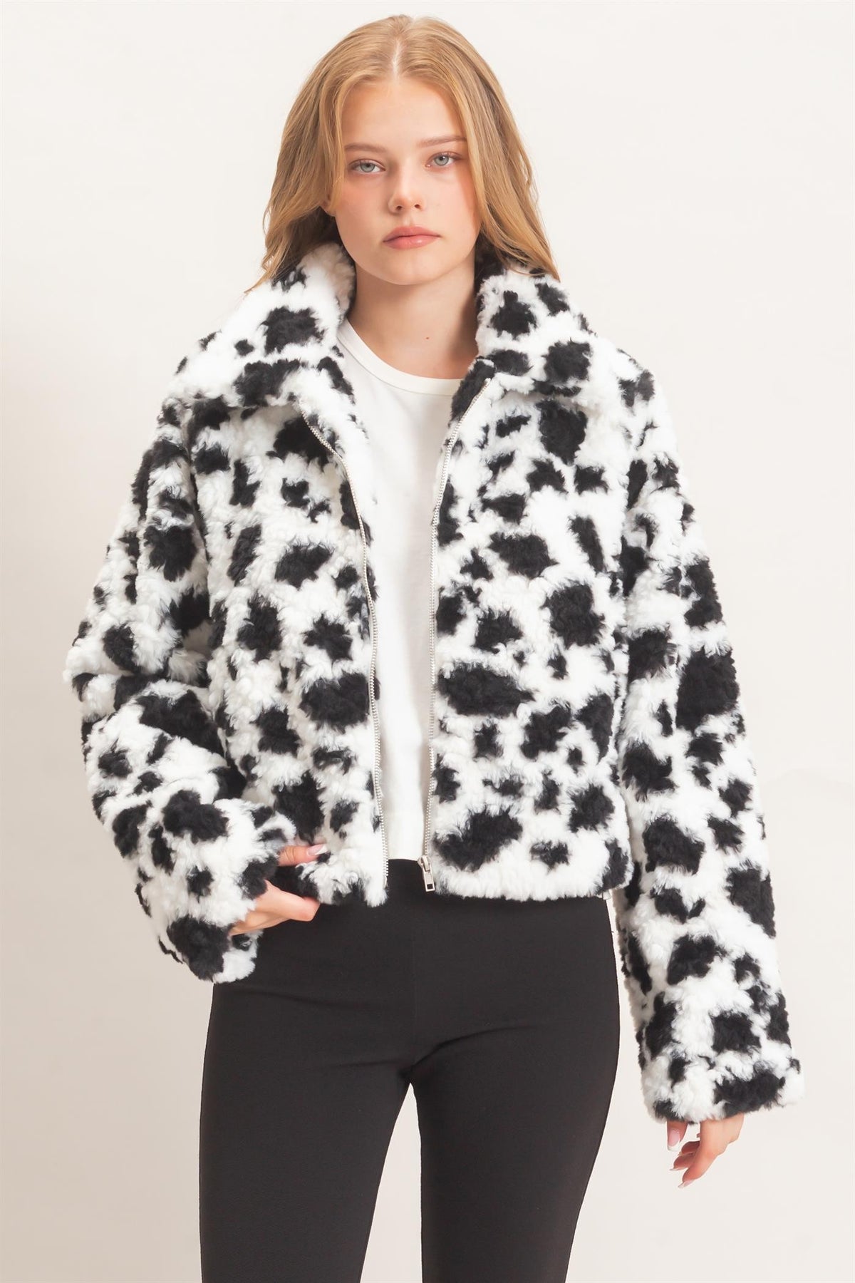 Cow Print Jacket