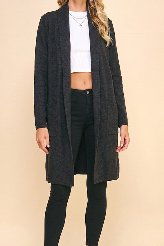 Long Open Cardigan