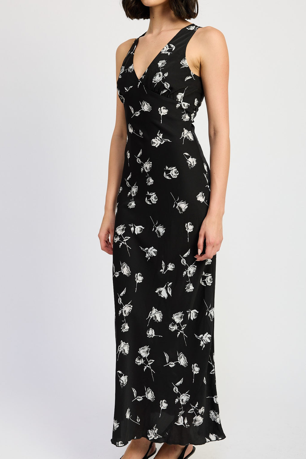 Black Floral Dress