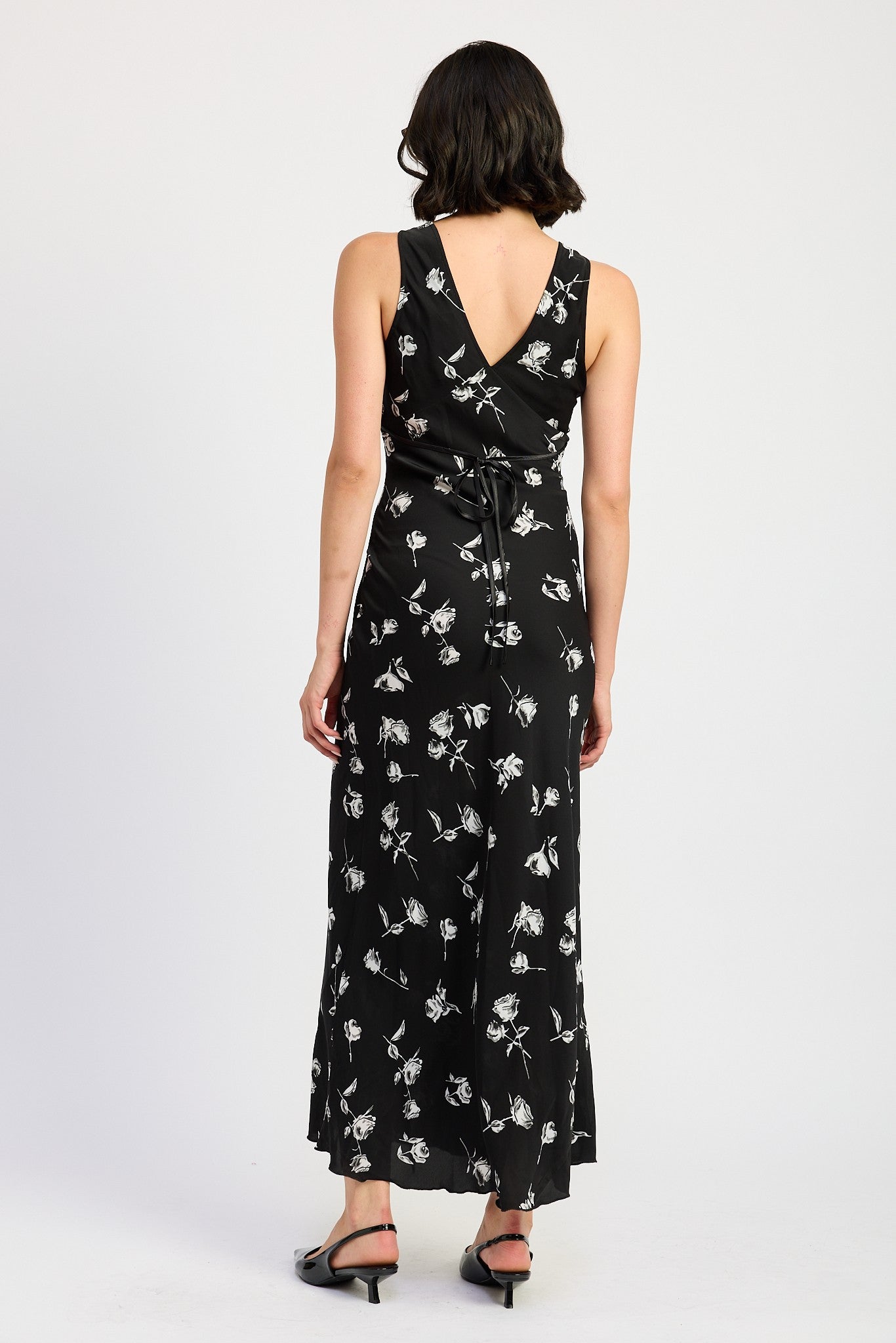 Black Floral Dress