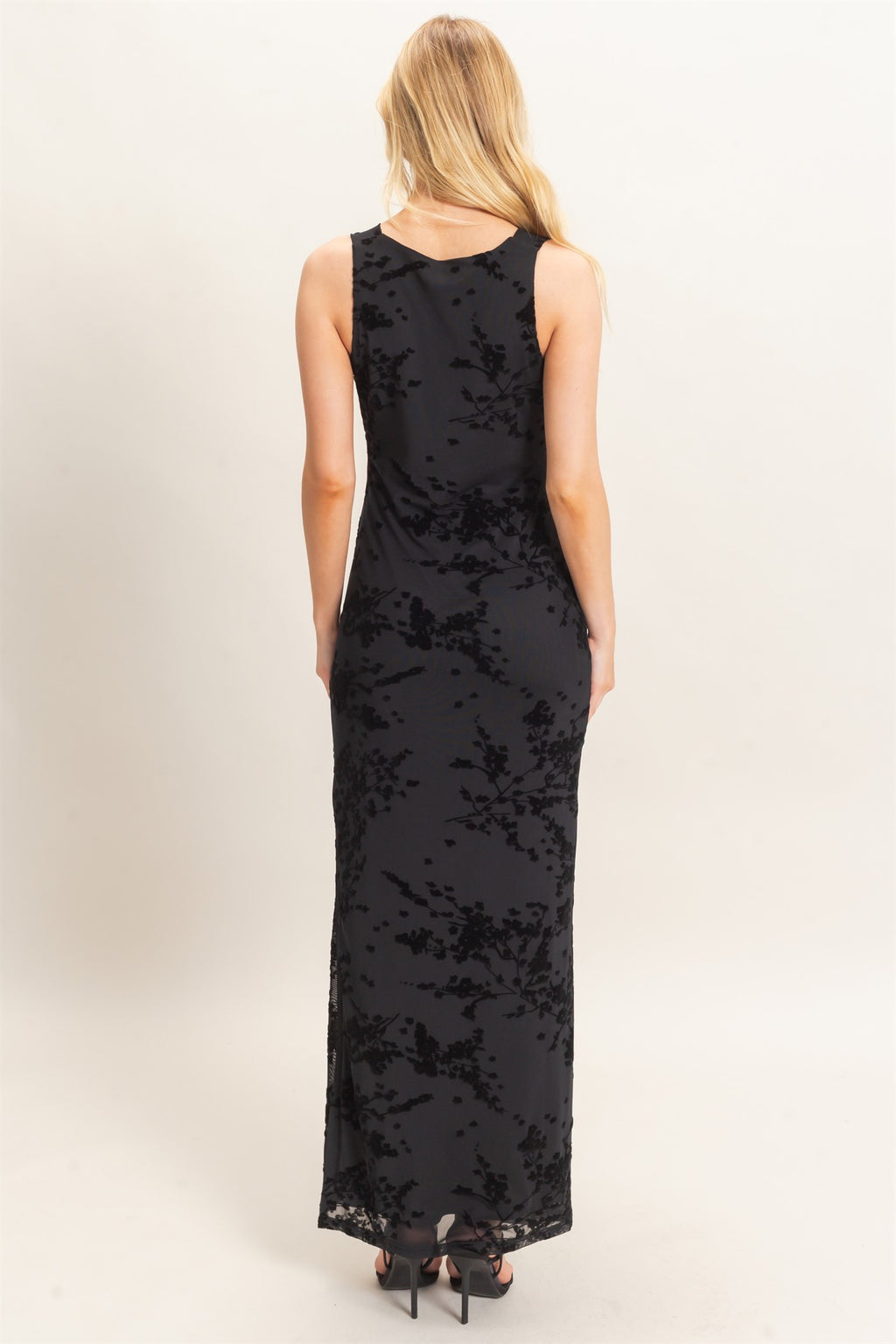 Velvet Floral Dress