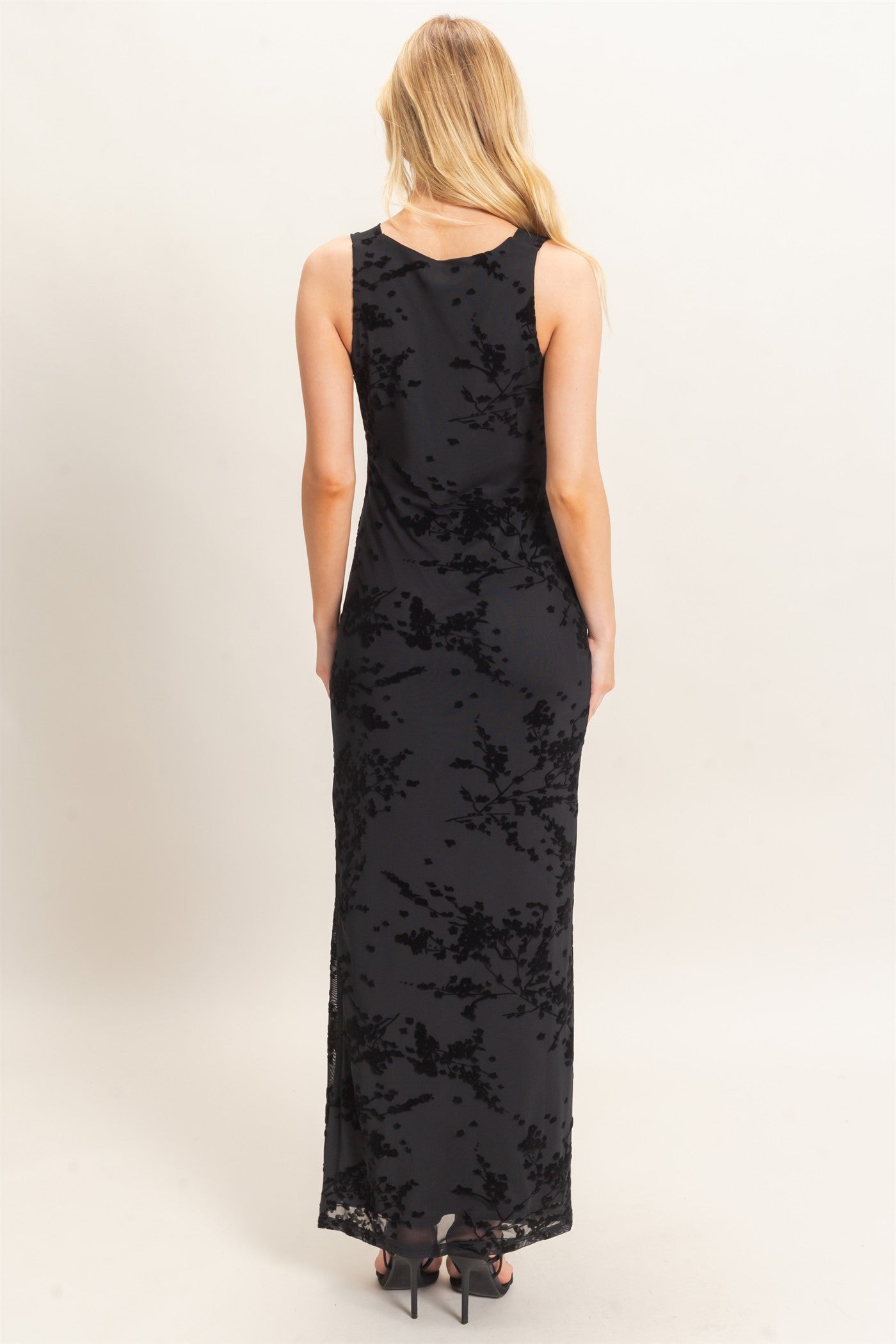 Velvet Floral Dress