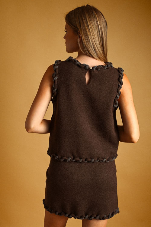 Braid Detail Skirt