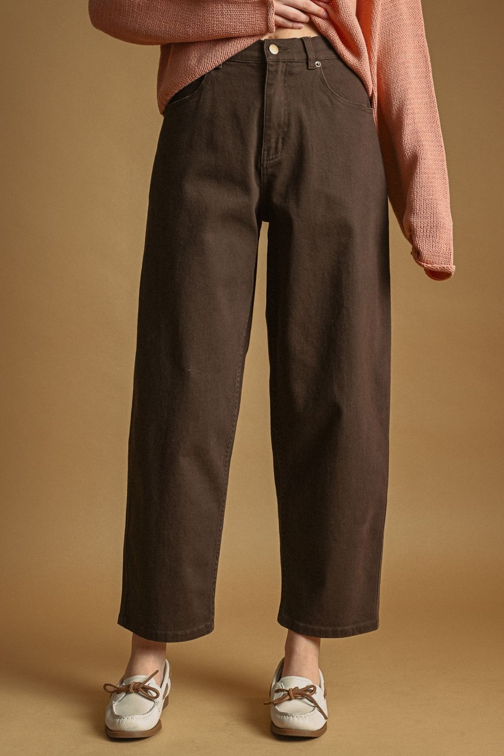 Brown Straight Leg
