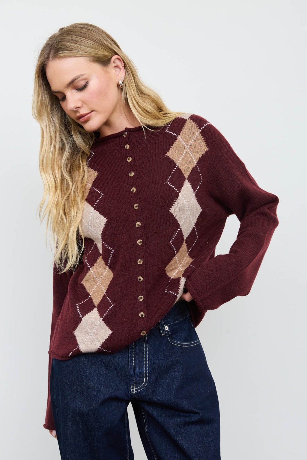 Argyle Cardigan