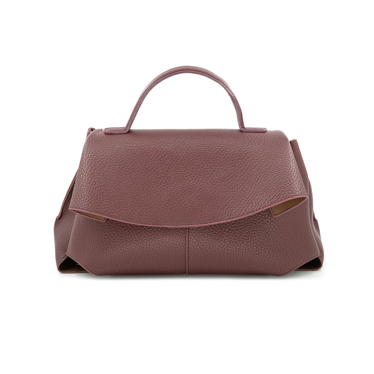Burgundy Foldover Bag