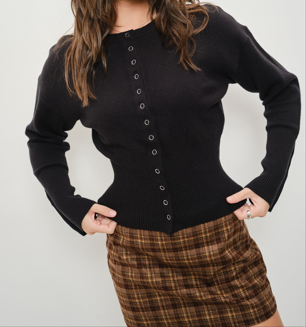 Button Cardi
