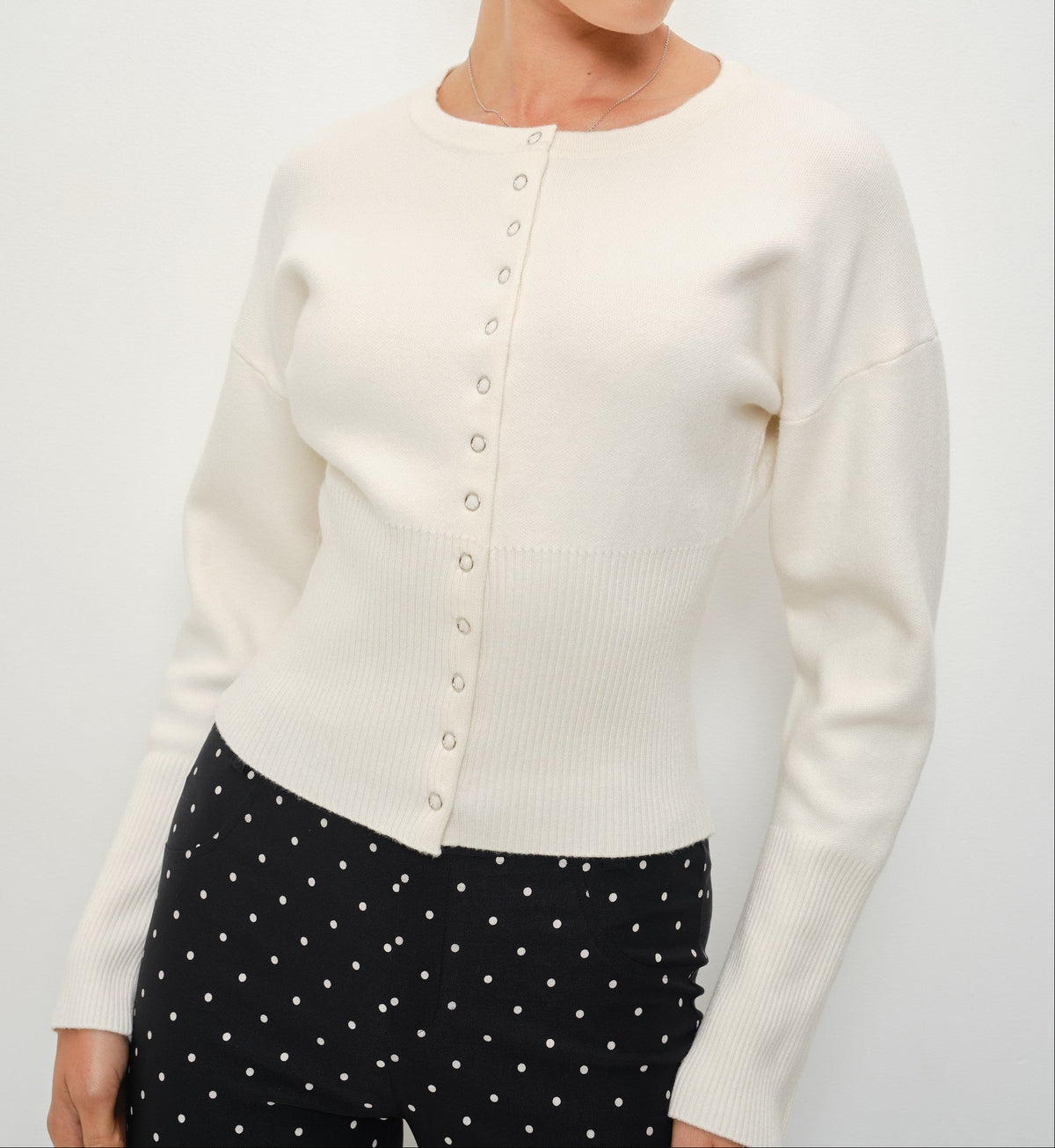 Button Cardi
