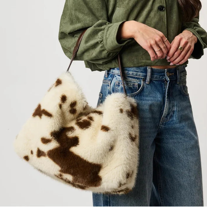 Cow Fluffy Bag