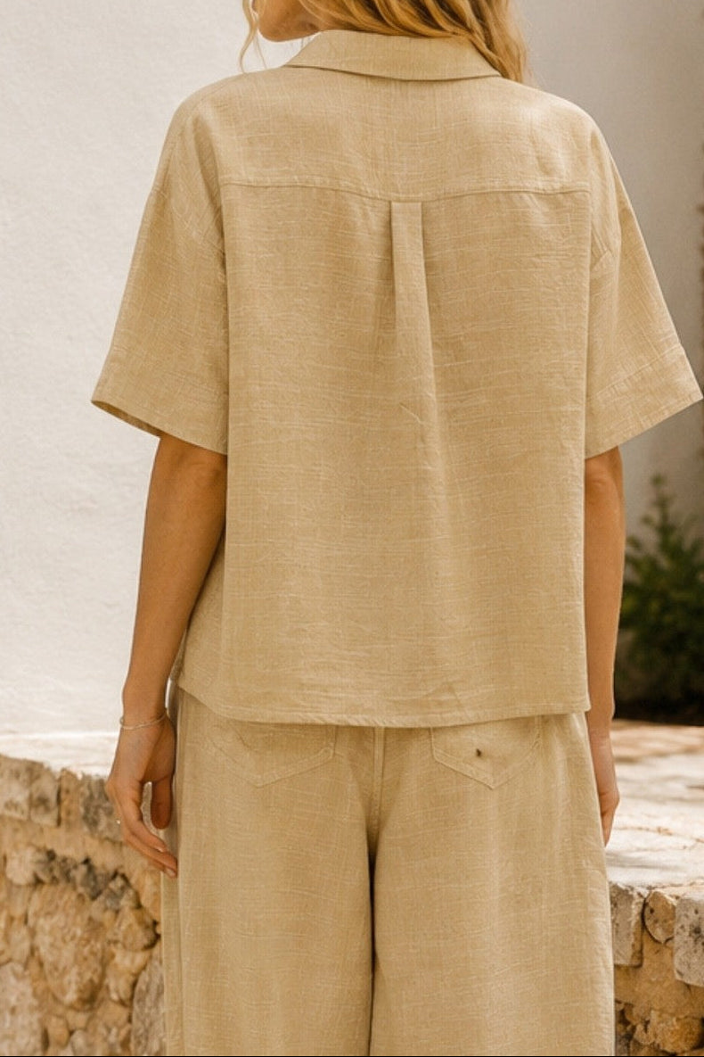 Linen Camp Shirt