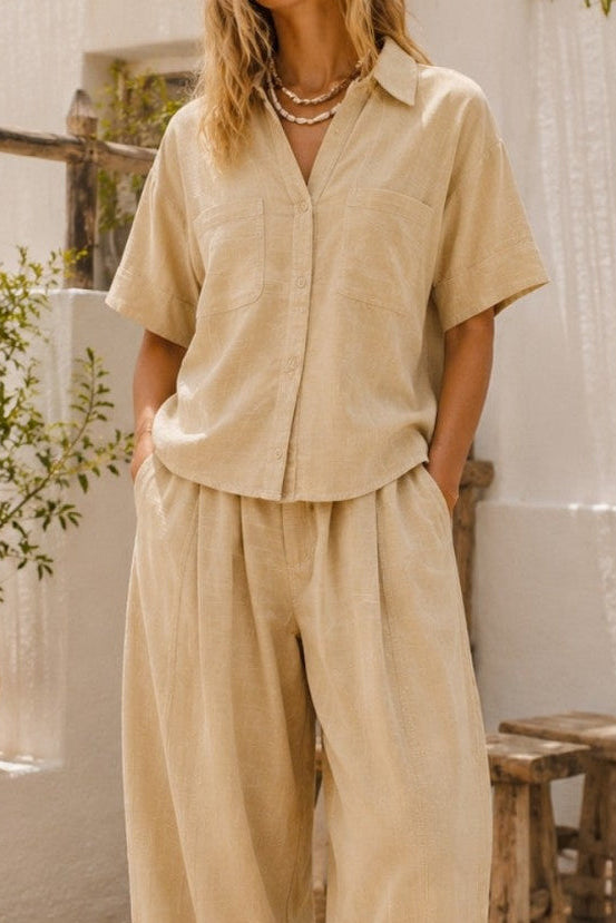 Linen Camp Shirt