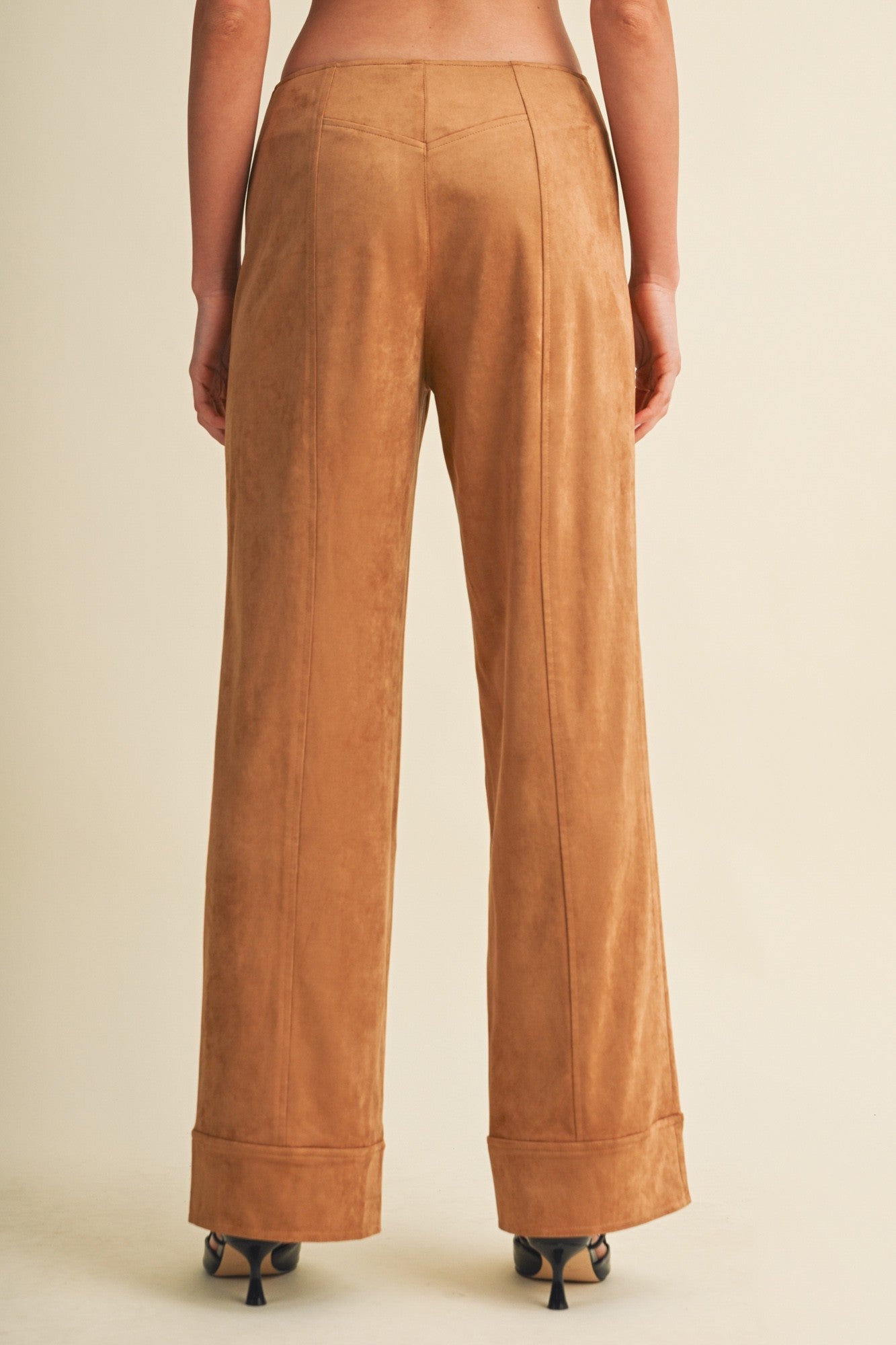 Suede Pants