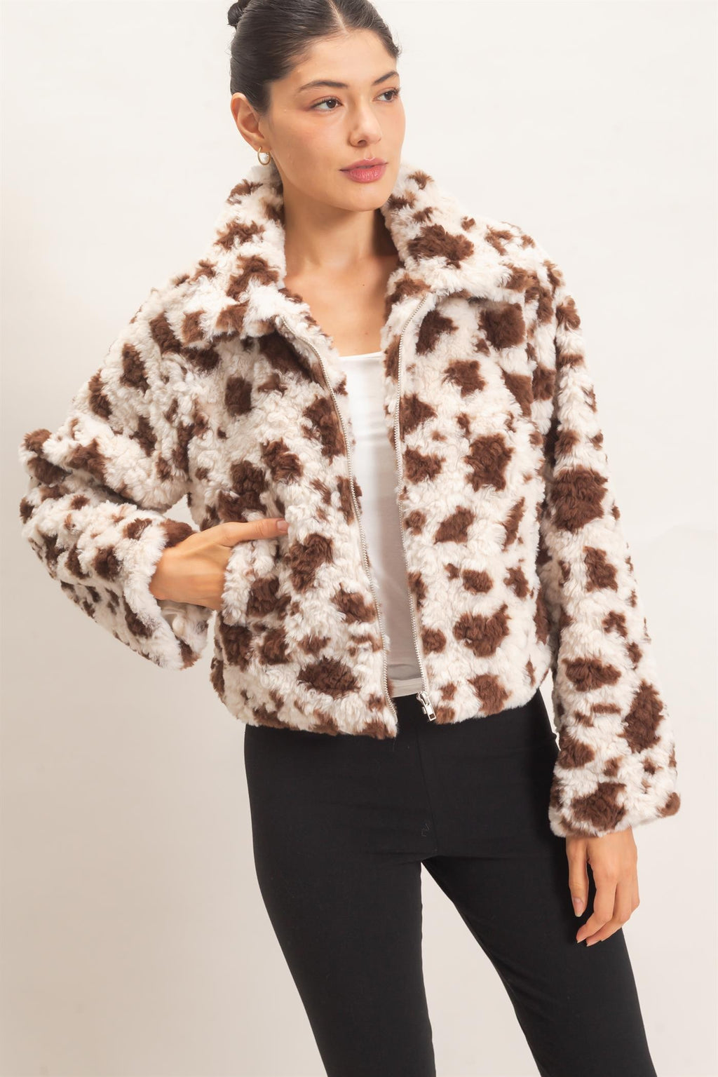 Cow Print Jacket