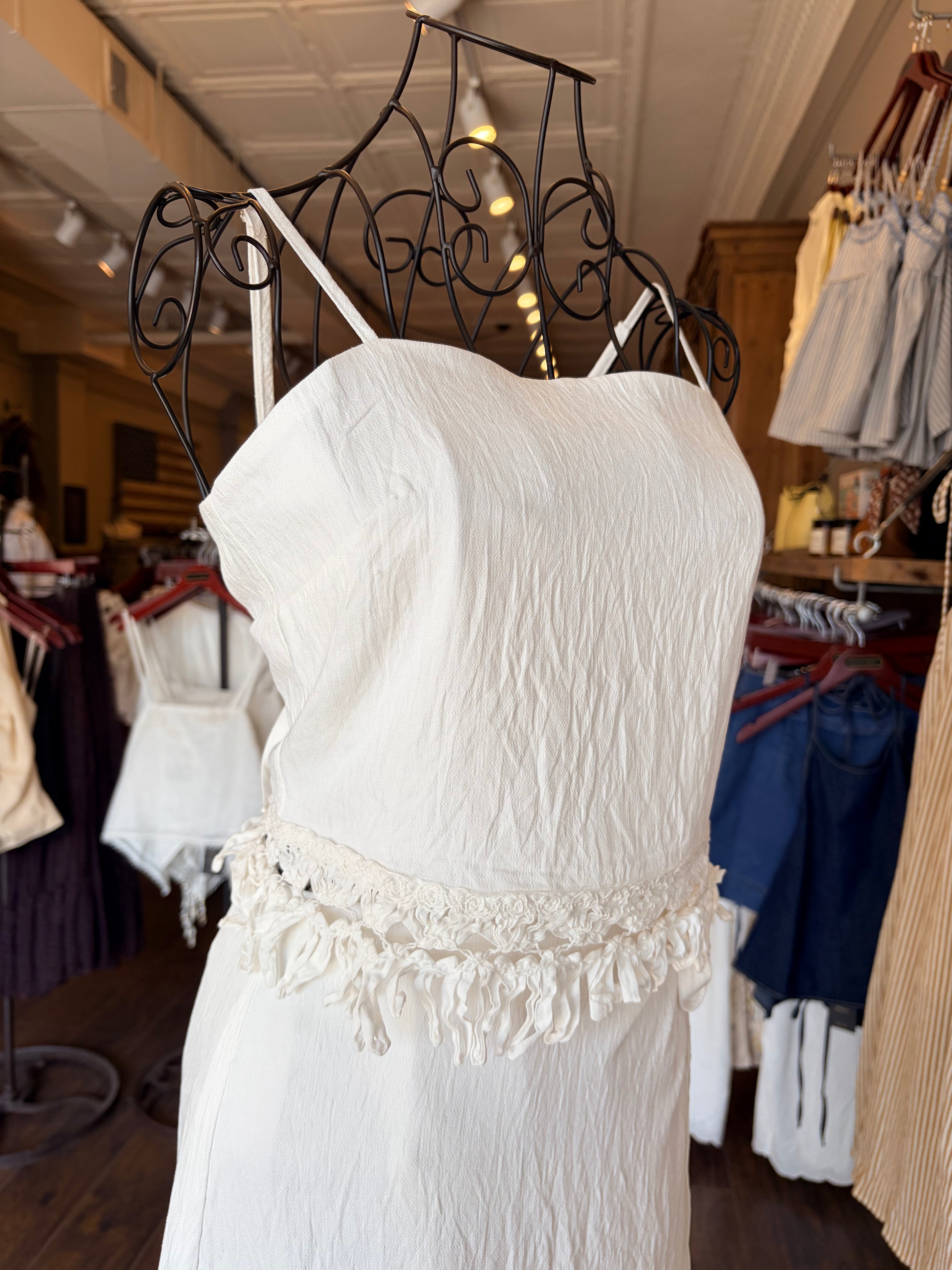 Fringe Crop Top