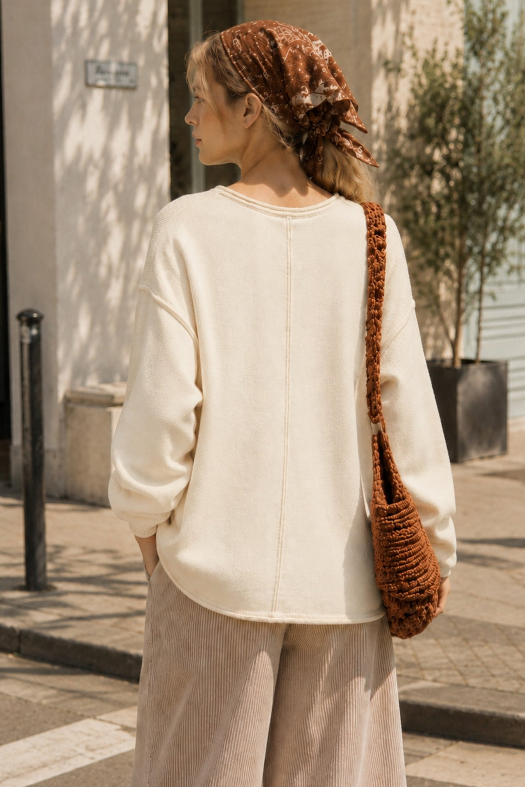 Drop Shoulder Sweater