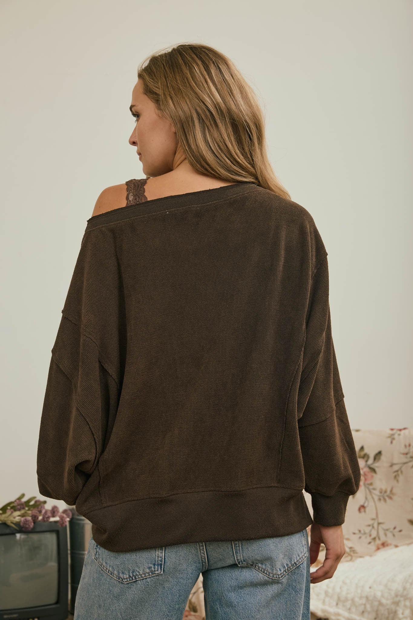Exposed Seam Pullover
