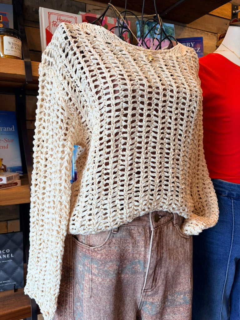Open Knit Sweater