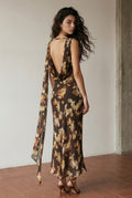Fall Floral Dress