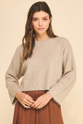 Gathered Back Sweater