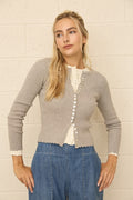 Ribbed Button Down