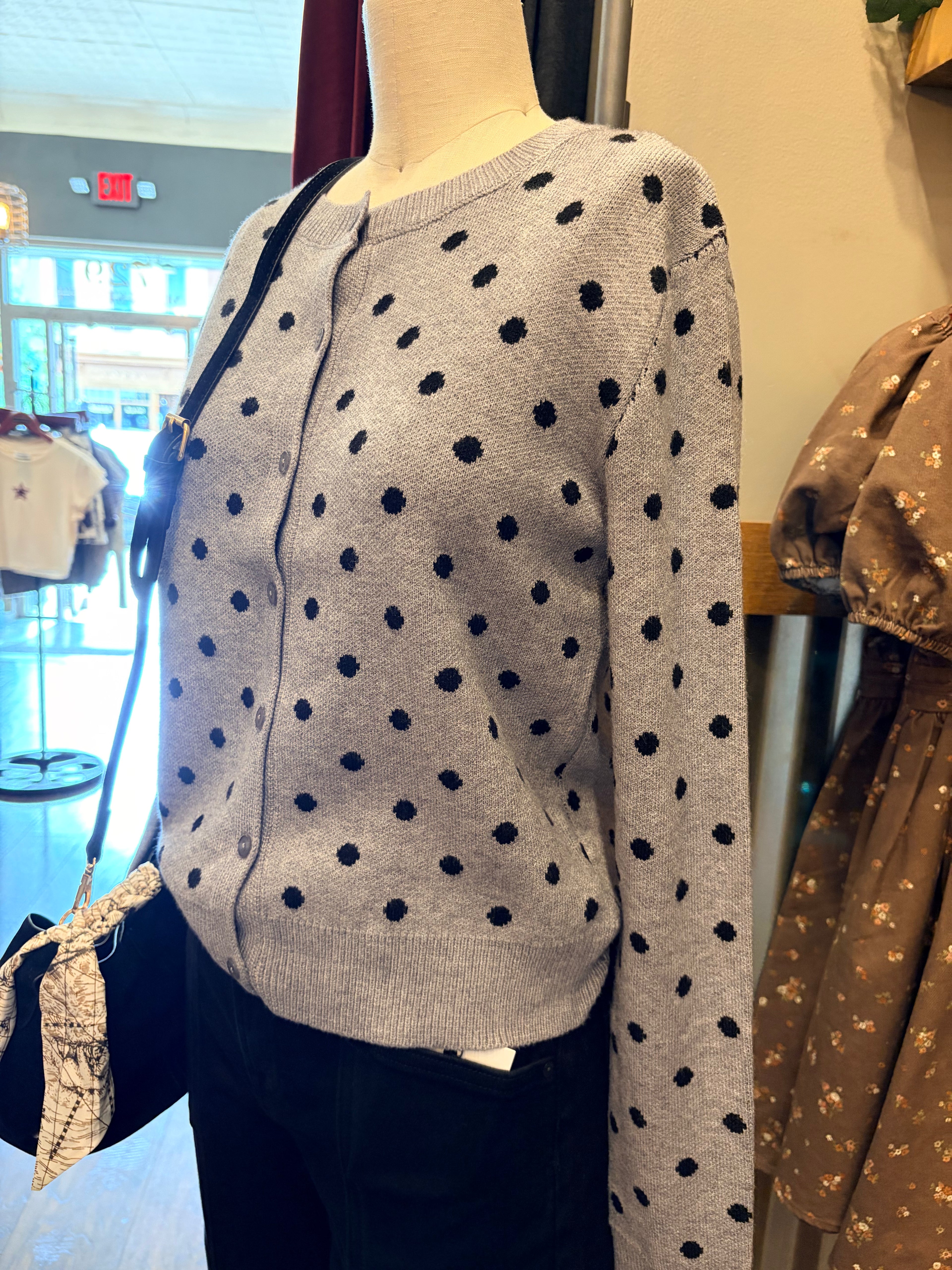 Dot Cardigan