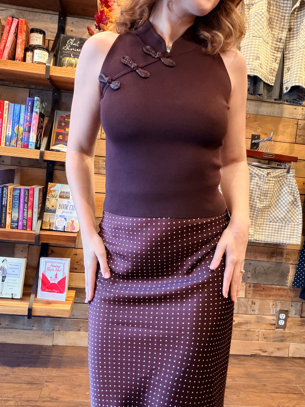 Mandarin Collar Top