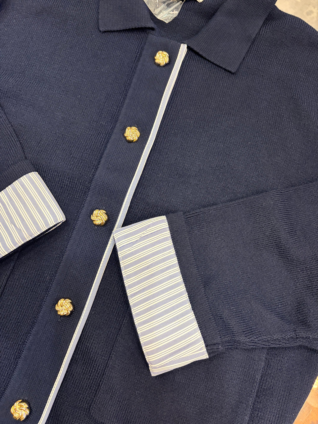 Navy Cardigan