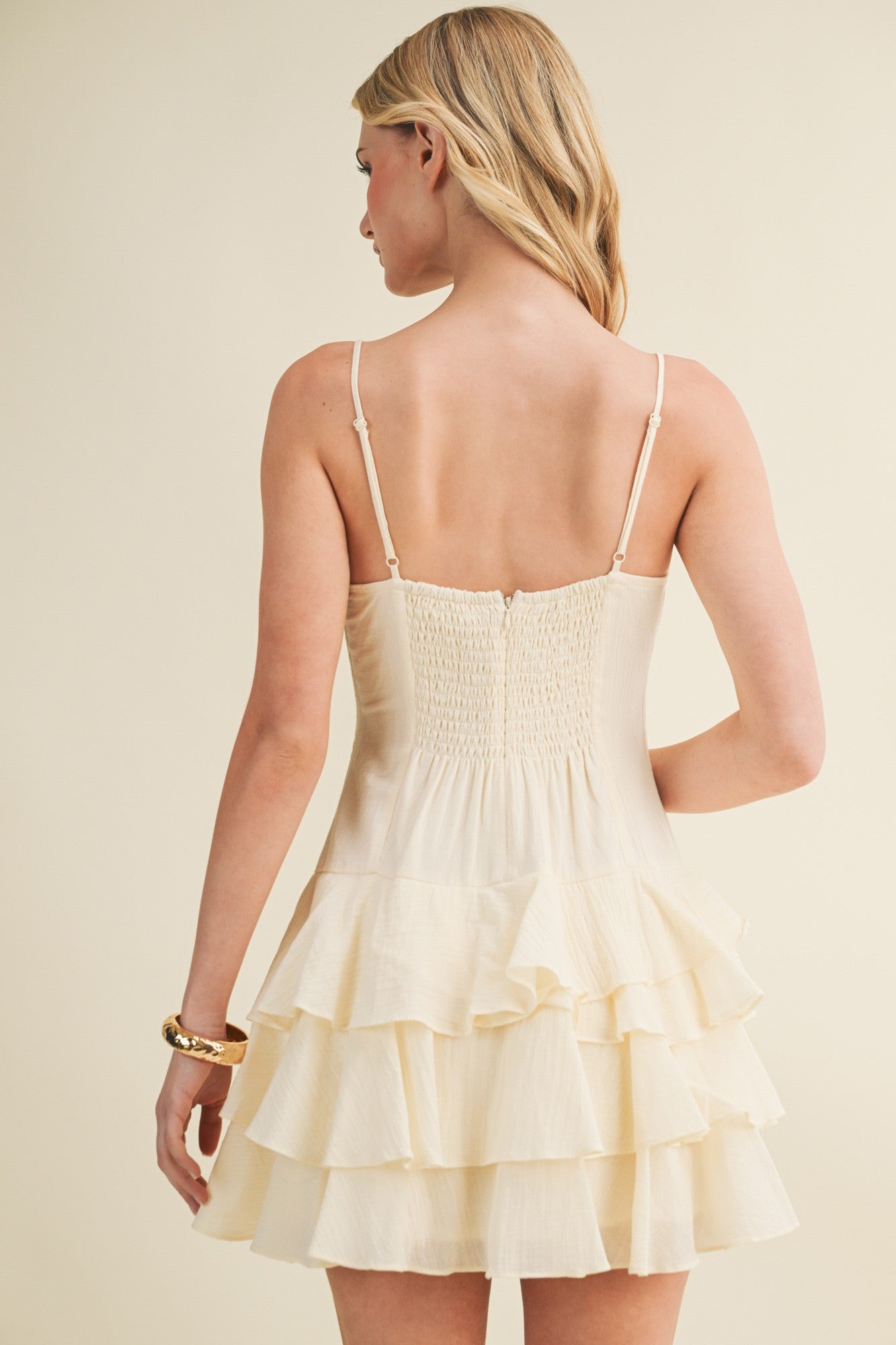 Lace Up Mini Dress