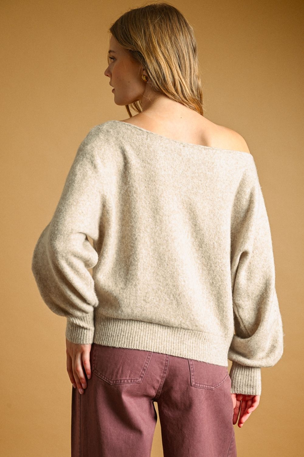 Off Shoulder Sweater