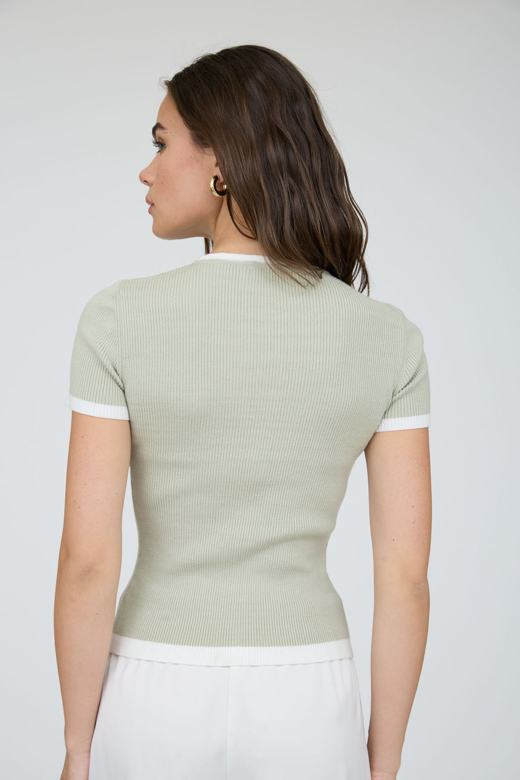 Olive Short Sleeve Cardi
